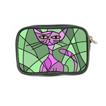 Artistic cat - purple Coin Purse Back