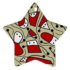 Playful Abstraction Ornament (star) 
