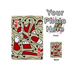 Playful abstraction Playing Cards 54 (Mini)  Front - DiamondQ