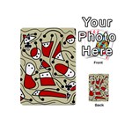 Playful abstraction Playing Cards 54 (Mini)  Front - Club4