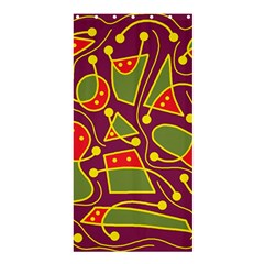 Playful Decorative Abstract Art Shower Curtain 36  X 72  (stall)  by Valentinaart