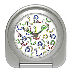 Colorful worms  Travel Alarm Clocks