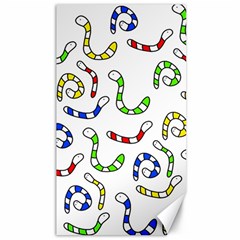 Colorful worms  Canvas 40  x 72  