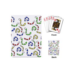 Colorful worms  Playing Cards (Mini) 