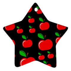 Red Apples  Ornament (star) 