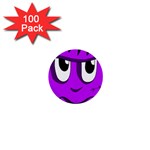 Halloween - purple Frankenstein 1  Mini Buttons (100 pack)  Front