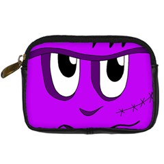 Halloween - Purple Frankenstein Digital Camera Cases by Valentinaart