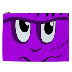 Halloween - Purple Frankenstein Cosmetic Bag (xxl)  by Valentinaart