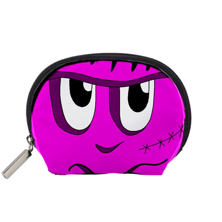 Halloween - pink Frankenstein Accessory Pouches (Small) 