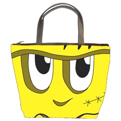 Halloween Frankenstein - Yellow Bucket Bags