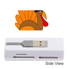 Thanksgiving Turkey - Transparent Memory Card Reader (stick)  by Valentinaart