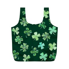 Lucky Shamrocks Full Print Recycle Bags (M) 