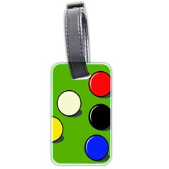 Billiard  Luggage Tags (two Sides) by Valentinaart