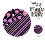 Purple transformation Multi-purpose Cards (Round)  Front 12