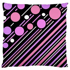 Purple Transformation Large Cushion Case (one Side) by Valentinaart