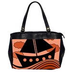 Boat - red Office Handbags (2 Sides)  Front