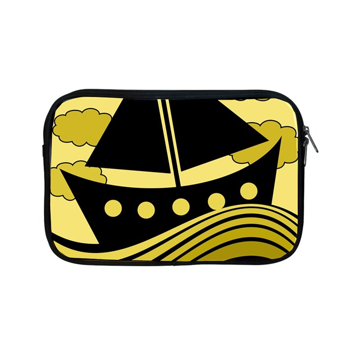 Boat - yellow Apple iPad Mini Zipper Cases