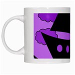 Boat - purple White Mugs Left