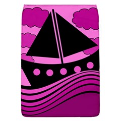 Boat - Magenta Flap Covers (l)  by Valentinaart