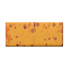 Orange Decor Hand Towel by Valentinaart