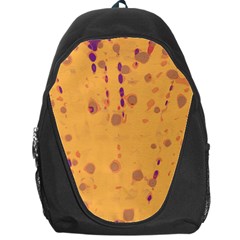 Orange Decor Backpack Bag by Valentinaart