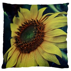 Sunflower Photography  Standard Flano Cushion Case (one Side) by vanessagf