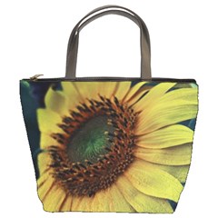 Sunflower Photography  Bucket Bags by vanessagf
