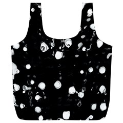 Black Dream  Full Print Recycle Bags (l)  by Valentinaart