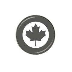 Low Visibility Roundel of the Royal Canadian Air Force Hat Clip Ball Marker (4 pack)