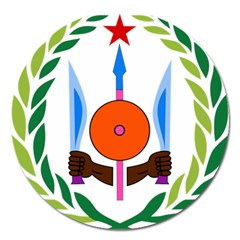 National Emblem Of Djibouti  Magnet 5  (round)