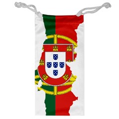 Flag Map Of Portugal Jewelry Bags