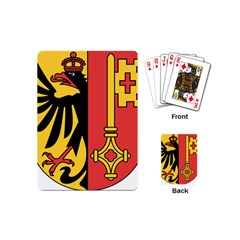 Coat Of Arms Of Geneva Canton  Playing Cards (mini) 