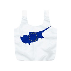 European Flag Map Of Cyprus  Full Print Recycle Bags (s)  by abbeyz71