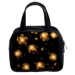 Golden Balls Classic Handbags (2 Sides) by Valentinaart