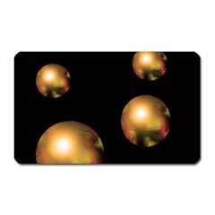 Golden Pearls Magnet (rectangular) by Valentinaart