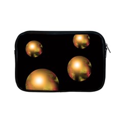 Golden Pearls Apple Ipad Mini Zipper Cases by Valentinaart