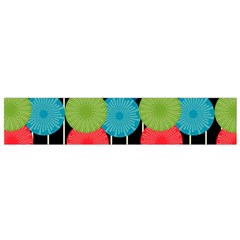 Vibrant Retro Pattern Flano Scarf (small)