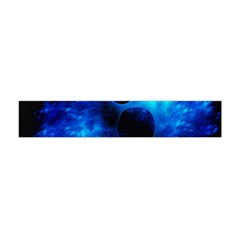 Blue Universe Fractal Pattern Flano Scarf (mini) by traceyleeartdesigns