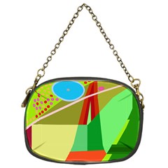 Colorful Abstraction Chain Purses (one Side)  by Valentinaart