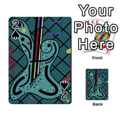 Blue Guitar Playing Cards 54 Designs 