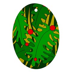 In the jungle Ornament (Oval) 