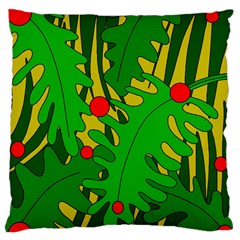 In the jungle Large Flano Cushion Case (Two Sides)