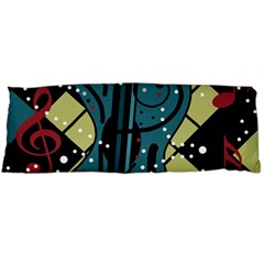 Playful Guitar Body Pillow Case (dakimakura) by Valentinaart