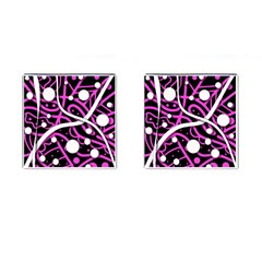 Purple Harmony Cufflinks (square)