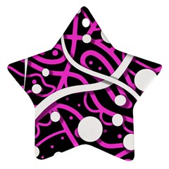 Purple Harmony Star Ornament (two Sides) 