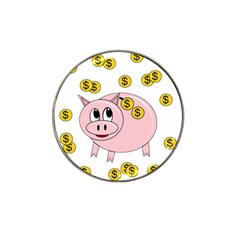 Piggy Bank  Hat Clip Ball Marker (10 Pack) by Valentinaart