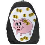 Piggy bank  Backpack Bag Front