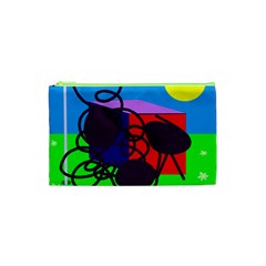 Sunny Day Cosmetic Bag (xs) by Valentinaart