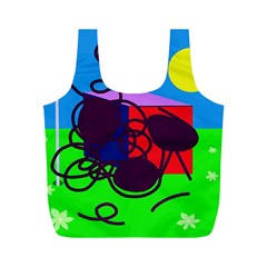 Sunny Day Full Print Recycle Bags (m)  by Valentinaart