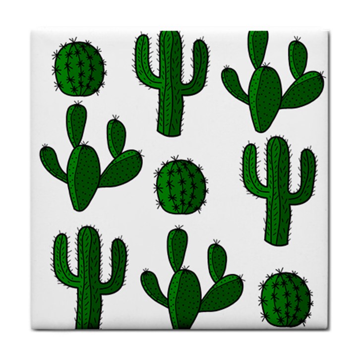 Cactuses pattern Face Towel